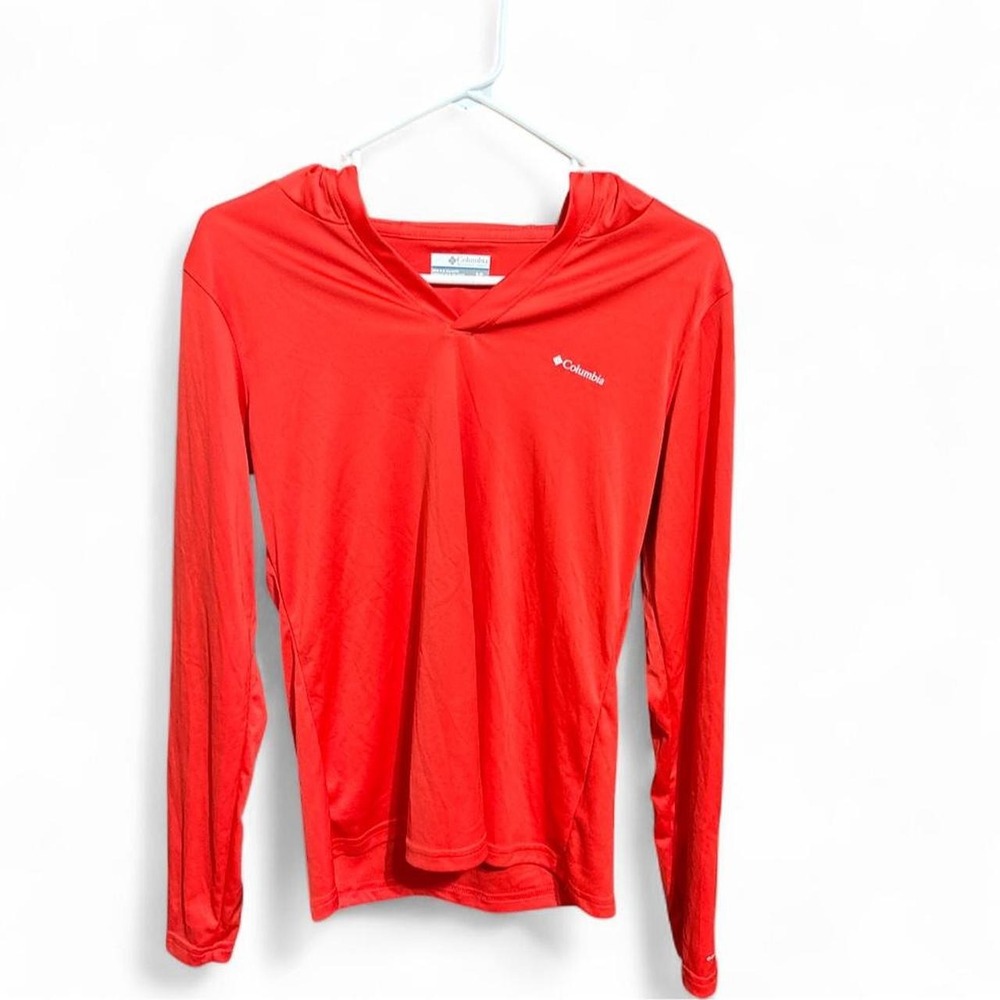 Columbia lightweight long-sleeve performance hoodie - Red - S